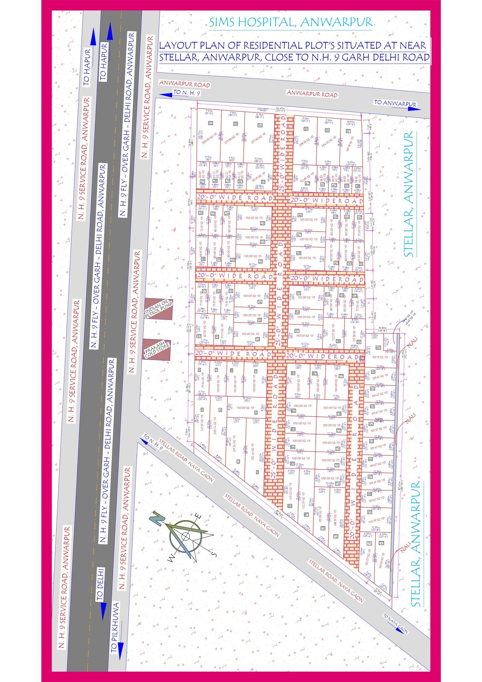 Plots available near Saraswathi Institute of Medical Sciences, located on NH-9
